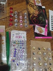 Lot Of 45 + Crafting Embellishments/ Stick Ons And Mini Picture Frames