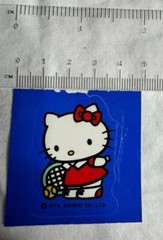 Vintage 1976’s Sanrio Hello Kitty With Tennis Bat & Ball Scrapbooking Sticker