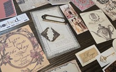 Storyteller Junk Journal Kit Paper Stickers Tags Book Books Stories Reading Read