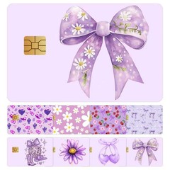 POVESTE Lalic Girly Set credit card skin stickers