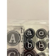 Chalkboard Theme Letter Sticker – 144-Pack Round Alphabet Labels 10 Packs