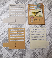 100 Junk Journal & Collage Supplies Ephemera incl. Vintage and Handmade Items