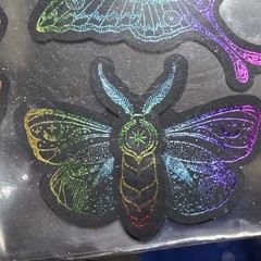Recollections Moth stickers 8 Stickers On This One Sheet