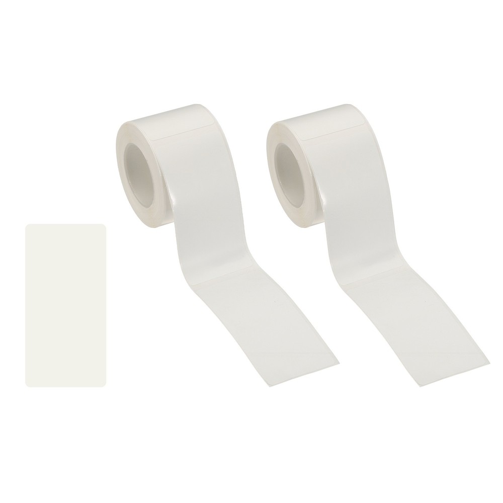 220 Pcs Thermal Sticker Paper, 1.2×2.4″ Square Thermal Printer Label, White