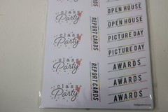 Me & My Big Ideas The Happy Planner Teacher Icons 133PC Fair Awards Scrapbooking