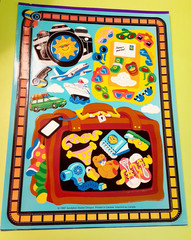 vintage Sandylion Scrapbook vacation travel large sticker sheet