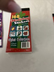 Lot Of 3 Sticker Books 168 PMG Halloween Unused 326 PMG Christmas Holiday NEW