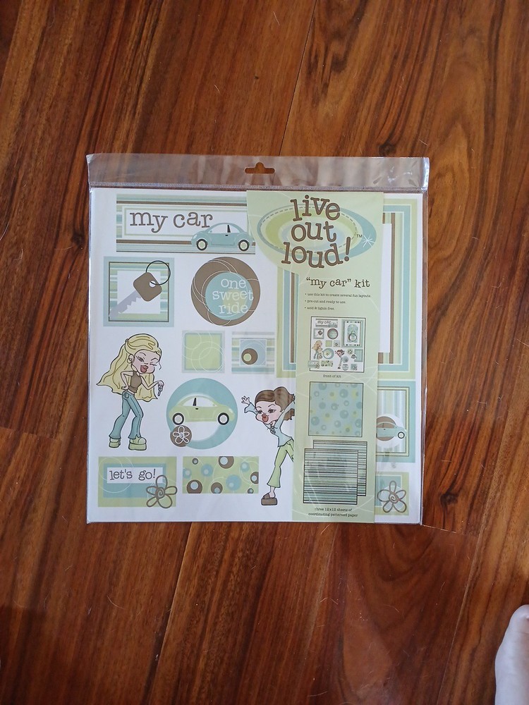Live Out Loud «My Car» kit by Recollections for scrapbooking 12×12 Sheets