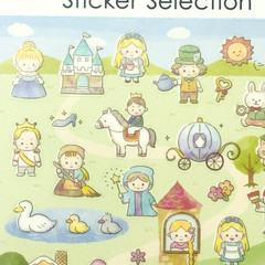 Fairy Tale Storybook Sticker Sheet Japan Kawaii Planner Scrapbook