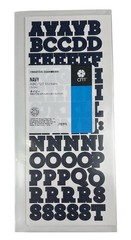 Creative Memories Uppercase & Lowercase ABC/123 Stickers Navy