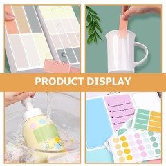 520 Pcs Sticker Tabs Name Stickers for Office Round Sticky Labels