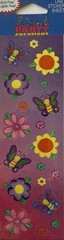 GROOVY GIRL Stickers(19pc) Creative Expressions•Flowers •Sunflowers•Butterflies