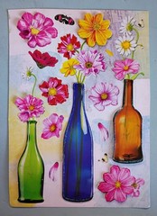 Crafter’s Square – Floral Pop-Up Sticker Sheets – Lot Of 2