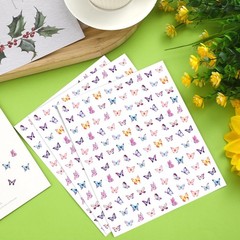 3000 Pcs Small Butterfly Stickers for Kids Pink and Purple Mini Tiny Watercol…
