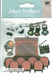 Theatre Drama Club Comedy Play Stage Act Lights Curtains Jolee’s Stickers