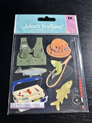 Jolee’s Boutique Stickers CAMPING OUTDOORS FISHING HIKE HUNTING – Free Shipping