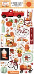 Carta Bella Paper WELCOME AUTUMN 6×13 Sheet of Chipboard Accents