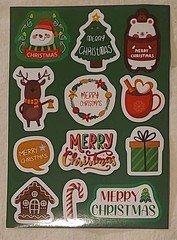 1300+ Assorted Holiday Christmas Stickers Autocollants Puffy Diecuts Paper Epoxy