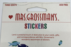 Mrs. Grossman’s Sea Creatures Stickers 3 Sheets & Dragonfly 2 Sheets NIP VTG 90s