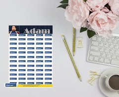 Walmart Retail Reminder Planner Stickers