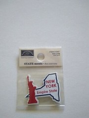 Craft Sticker KF State Shaped Plate Mini State-Ment New York Empire State