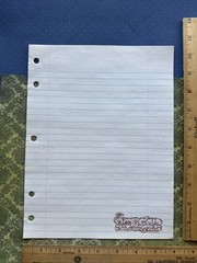 Vintage 80s Critter Sitters Lined Note Binder Paper Morgan Stationary Lot Sheets