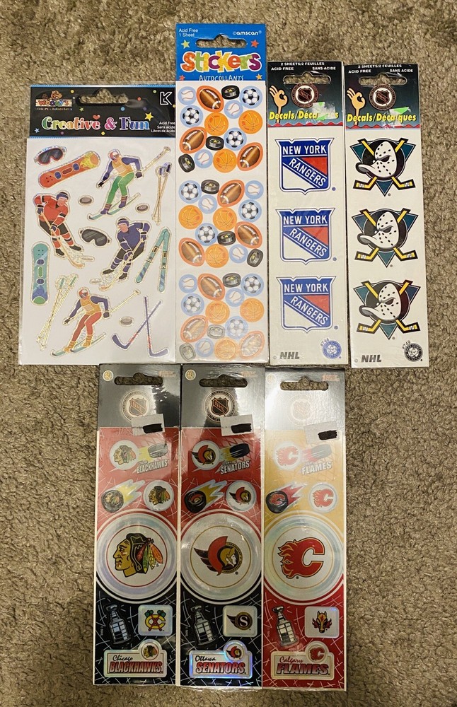 Hockey/Sports Sandylion, Okee Dokee, Woody sticker Lot