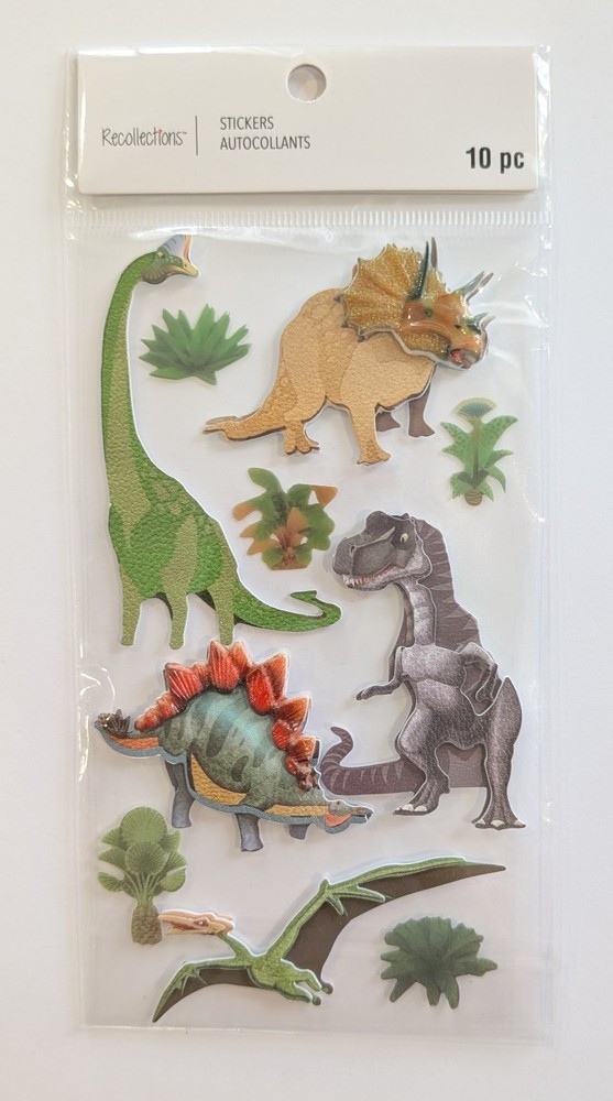Dinosaurs Scrapbooking Stickers by Recollections