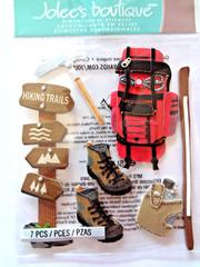Jolee’s Hiking Backpacking Camping Scrapbooking Stickers