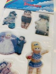 Vintage Cabbage Patch Kids Puffy Stick-ons Stickers 1980’s NEW Sealed