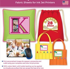 Cotton Fabric – Printable Transfer 20 Sheets 8.5″x11″