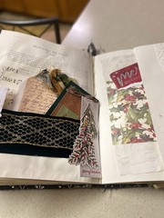 Large Christmas Altered Book Junk Journal