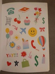 Color Me Courtney Sticker Book 16 Pages Of Stickers New!