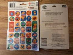 Vtg Winnie Pooh Stickers Lot Sandylion Hallmark Disney Scrapbook 2 Sealed Packs