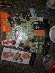 9 PC Vtg Halloween Sticker Laser Cut Tag Die Cuts Stickers Jolees Junk Journals