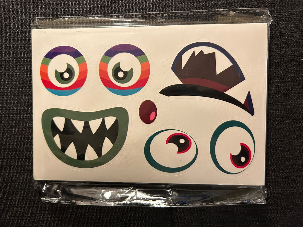 4x6in. Assorted Silly Faces Halloween Pumpkin Decorating Sticker Sheets 36pk