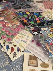 Vintage Stickers Lot Sealed Over 150 Packs Sticko Jolees Stickabikities Hallmark