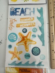 Me & My Big Ideas Mambi Stickers «Summer Time» Relax Heat Beach Sun Scrapbooking