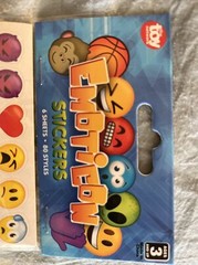 ✅14 Lot6 Sheets/80 Stickers Emoji Smile Sticker Cut Love Emoticon Stickers, new.