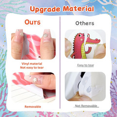 Mermaid Stickers 48 Sheets Make Your Own Face Stickers for Kids Toddlers Girls M