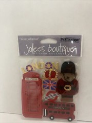 Jolee’s boutique Destination Sticker Collage LONDON bus crown telephone booth