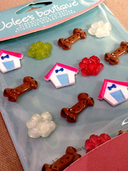 Jolee’s Boutique PAW PRINTS AND BONES CABOCHONS Dimensional Stickers – 16 pcs