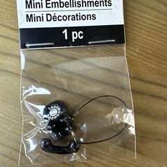 Phone Scrapbooking Embellishment Artminds Dollhouse Miniature Telephone