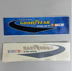 Vintage Good Year Sticker Lot Of 7 Decals 3×11 each Nascar Racing Tires