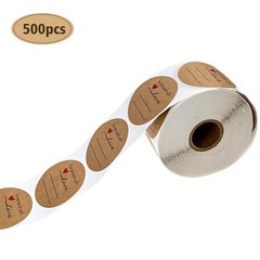 1\\\\\\\’\\\\\\\’ Inch Round Kraft Stickers Gift Label