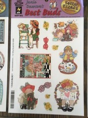 Vintage Paper Pizazz STICKERS*Janie Dawson*Best Buds/busy Kids/just For Girls