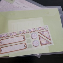 Creative Memories Photo Mat, Journaling, Stickers with Expressions & Basics Book