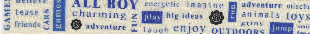 ALL BOY RIBBON CAROLEE’S CREATYIONS 3 YARDS, 1″ WIDE GROSGRAIN