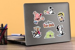 GRIM ADVENTURES OF BILLY AND MANDY VARIETY DIE CUT VINYL 50 CT STICKER PACK