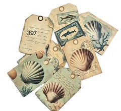 Nautical Themed Journal Tags Scrapbooks Collage